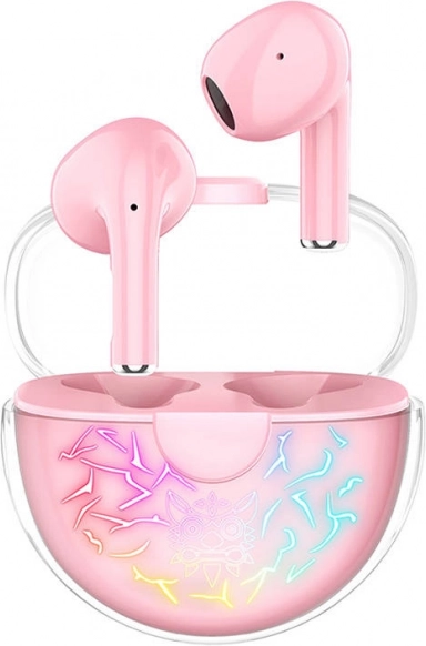 Vezeték nélküli fülhallgató TWS Onikuma T35 rózsaszín