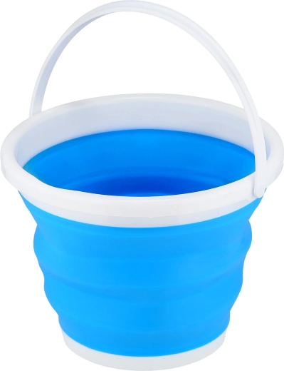 NILS Camp összecsukható vödör 10 l – kék