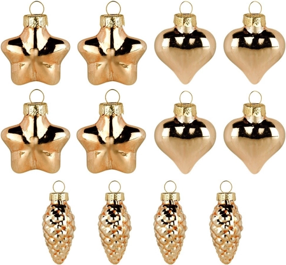 Teljes, 12 darabos készlet az egyszerű, összehangolt dekorációhoz