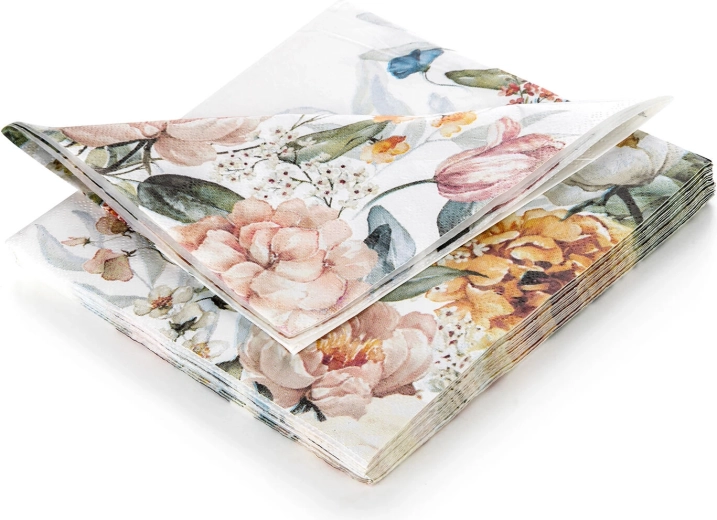 New meadow szalvéták 33 × 33 cm, 3 rétegű (20 db)
