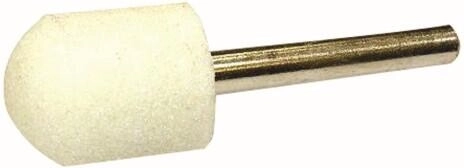 Hengeres, lekerekített csiszolótest 12 × 16 mm, 3 mm szárral, szemcse 16