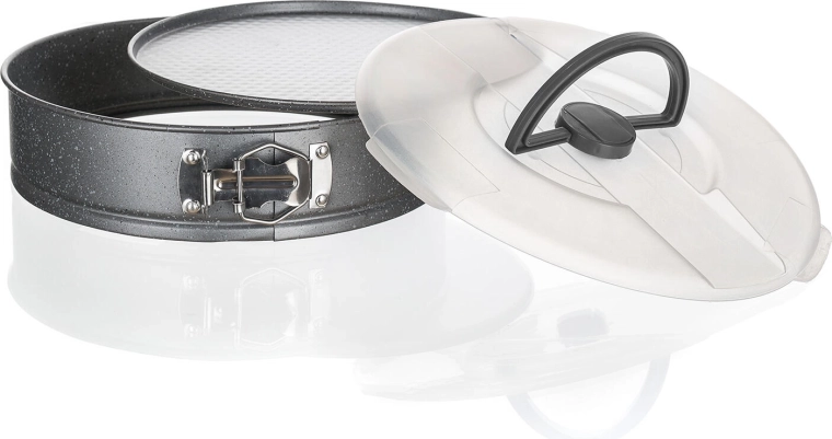 Fedél fogantyúval a kényelmes szállításhoz