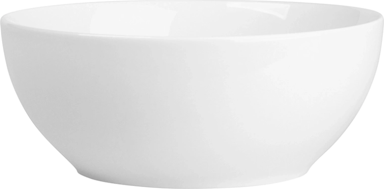 MariaPaula Klasyka klasszikus fehér porcelán salátástál 17 cm 820 ml