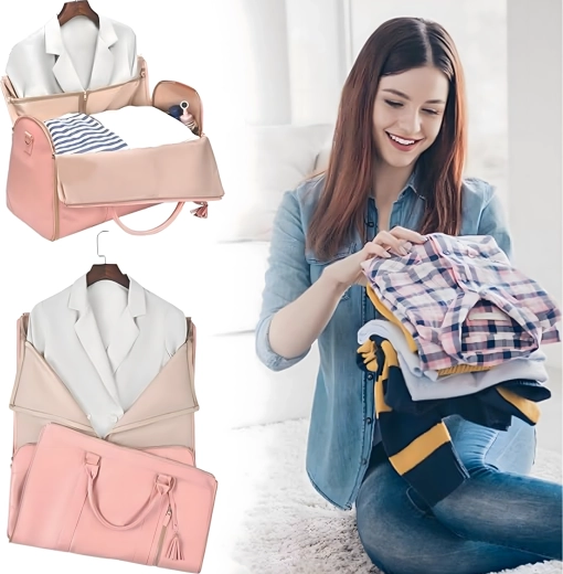 2 az 1-ben: ruhahuzat + tágas weekender