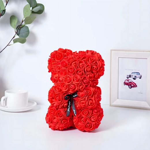 Kézzel összeállított rózsák tartós habból