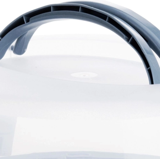 Átlátszó kupola lehajtható fogantyúval