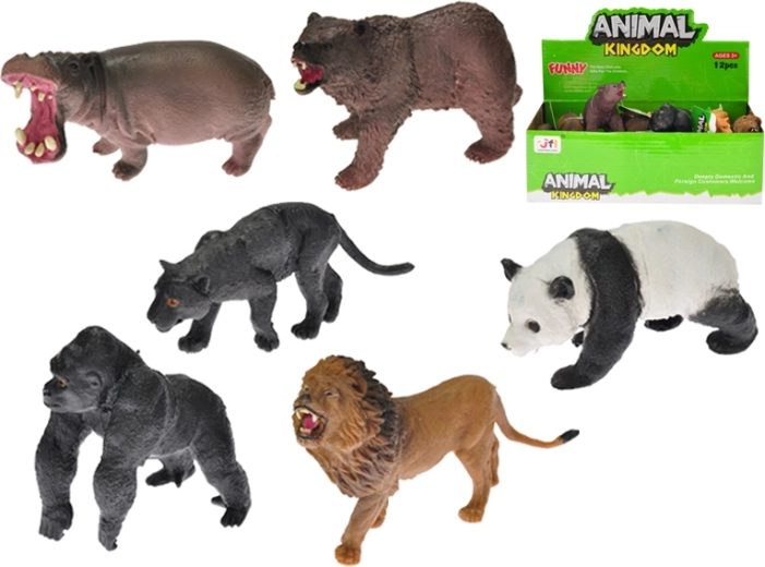 Szafari állatok 8–10 cm, 12 féle készlet