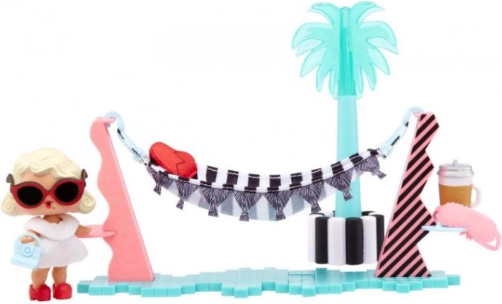 L.O.L. Surprise bútor babafigurával – nyári chill Leading Baby, 6. sorozat