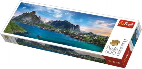 500 darabos panoráma puzzle – Lofoten, Norvégia