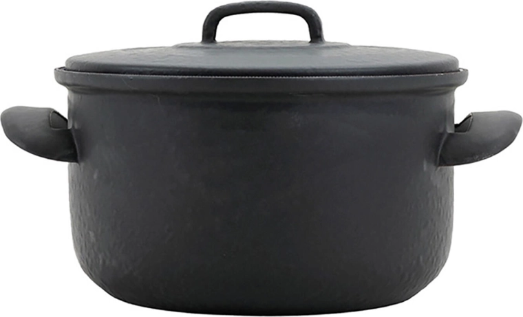 Zománcozott fazék fedővel, 20 cm, 3 l BSE