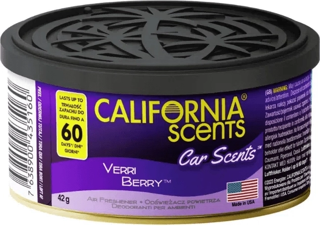 California Scents Verri Berry – áfonyás autóillatosító