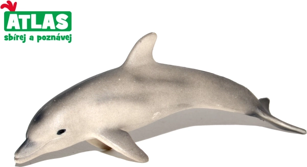 Kézzel festett delfinfigura 11 cm