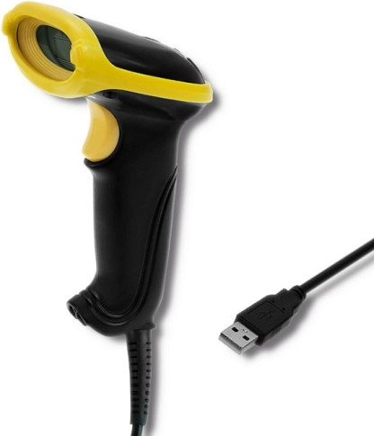 1D és 2D QR kódolvasó USB fekete