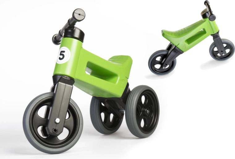 FUNNY WHEELS Rider Sport 2 az 1-ben futóbicikli gyerekeknek – Zöld