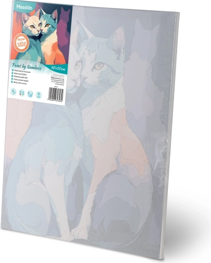 Előnyomott vászon számozott zónákkal