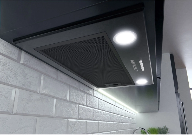 Takarékos LED megvilágítás a főzőfelülethez