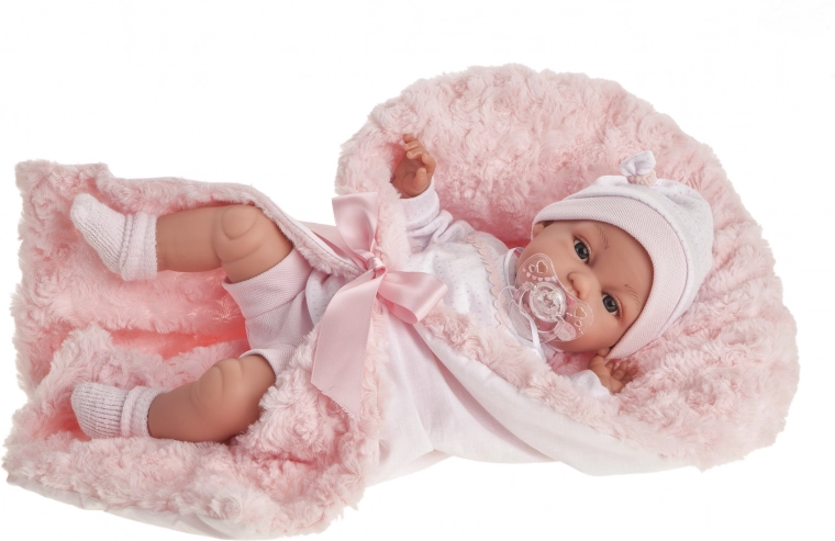 Antonio Juan realisztikus beszélő baba - 34 cm