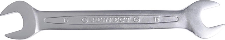STALCO kétvégű lapos villáskulcs 14–15 mm, polírozott
