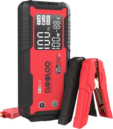 GOOLOO GT4000 indító booster (74 Wh, 4000 A)