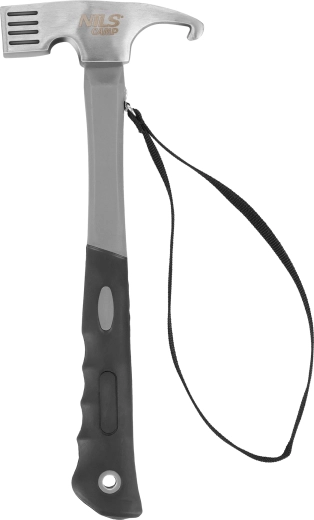 NILS Camp kempingkalapács sátorcövek-kihúzó kampóval