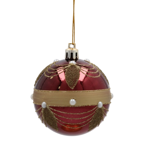 Luxus bordó arany részletekkel