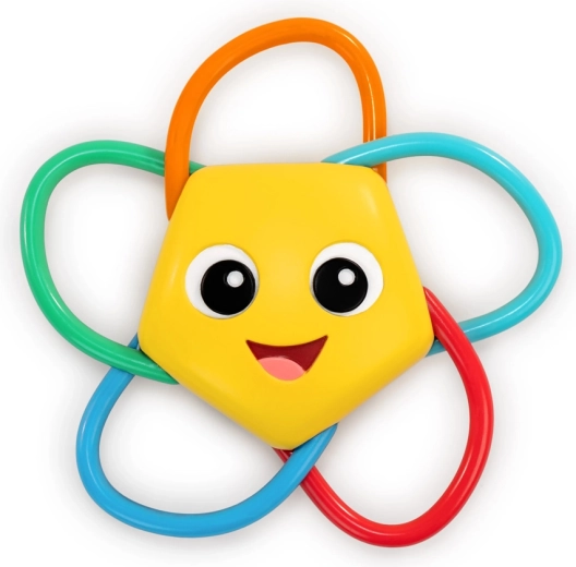 Baby Einstein Soothing Star BPA-mentes rágóka és csörgő, 0hó+