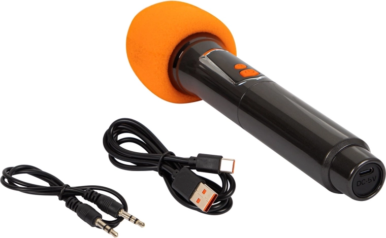 Karaoke csomag: vezeték nélküli mikrofon és távirányító