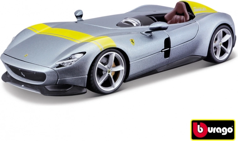 Ferrari Monza SP1 ezüst/kék fém modell 1:24