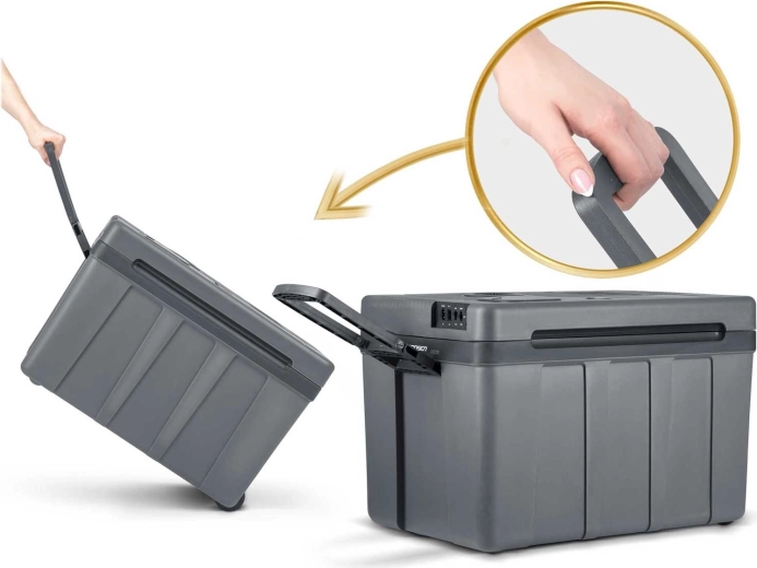 Könnyű szállítás kerekekkel és fogantyúval