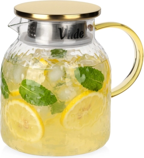 Vilde üvegkancsó fedővel 1,1 l
