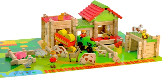 Fa építőkészlet Az első nagy farmom