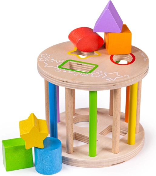 Fa henger formákkal BIGJIGS BABY