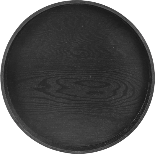 Kerek fa kínálótálca 38 cm