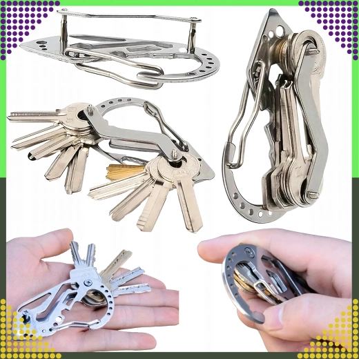 Akár 8 kulcs rendezése csörgés nélkül