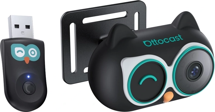 Ottocast Cabin Care vezeték nélküli CarPlay adapter hátsó ülésekhez való kamerával