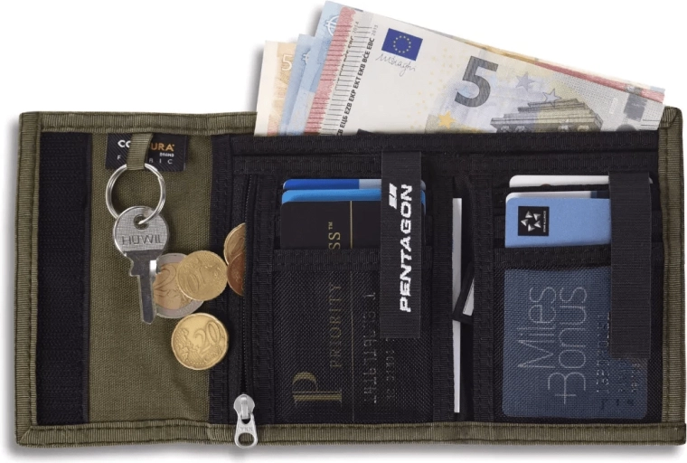 Pentagon Stater 2.0 pénztárca, fekete