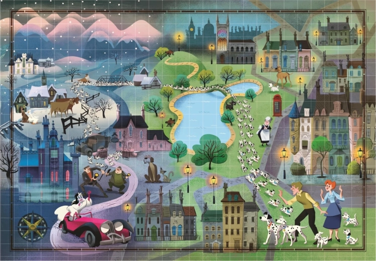 Puzzle Story Maps: 101 dalmatinus