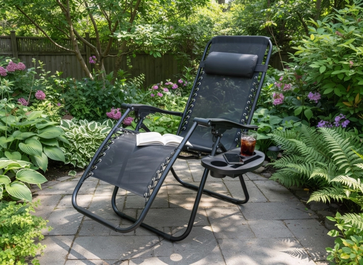 Levehető oldalsó asztalka tartóval