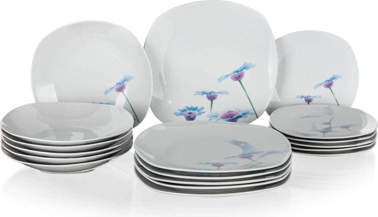 Finom Blue Daisy virágminta