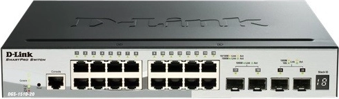 Intelligens D-Link gigabites menedzselhető switch