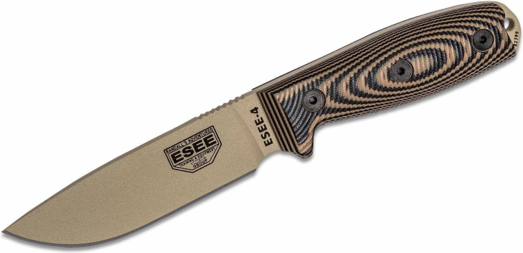 ESEE Model 4 univerzális túlélőkés Desert Tan