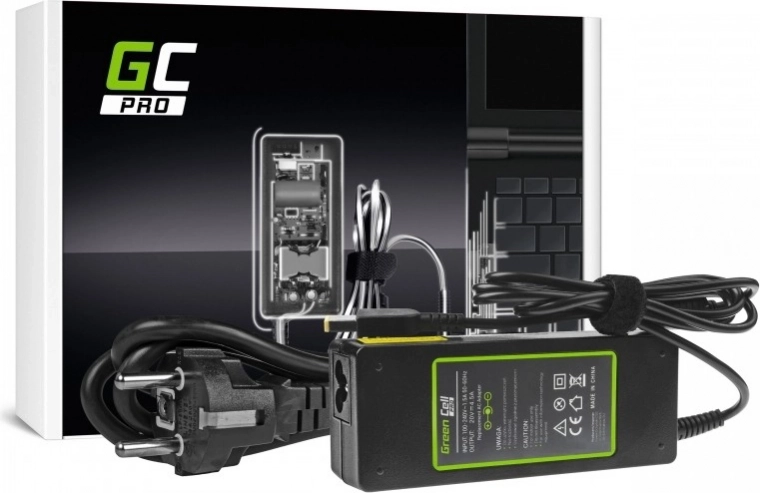 Green Cell PRO 20V 4,5 A 90 W hálózati adapter Lenovohoz Slim Tip csatlakozóval
