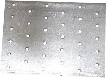 Összekötő lemez 160 × 120 mm, acél 2 mm