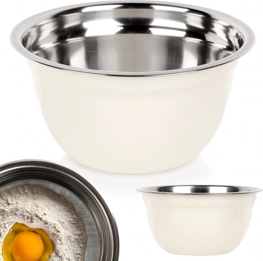 Tartós rozsdamentes acél elegáns fehér felülettel