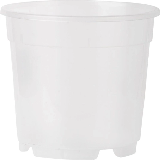 Átlátszó műanyag orchideacserep 17 cm, 2,3 l