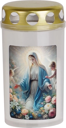 Mária sírmécses fedéllel 11 cm, 120 g