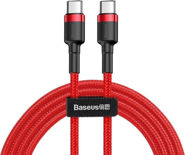 Baseus Cafule USB-C PD2.0 60W 2m piros kábel