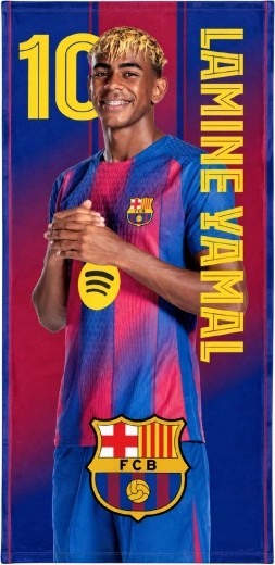 FC Barcelona Lamine Yamal gyorsan száradó törölköző 70 × 140 cm