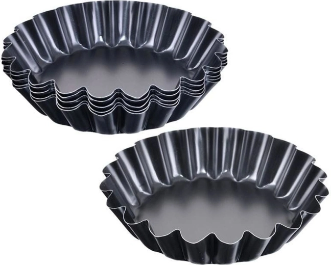 Orion fémből készült tartelette-formák 9 cm - 6 db