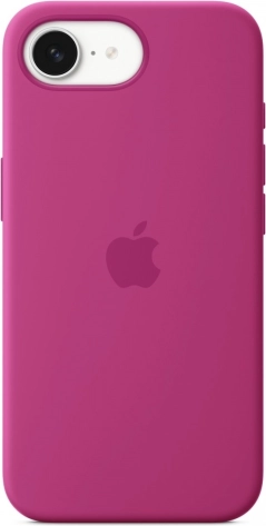 Szilikon tok iPhone 16e-hez – élénk rózsaszín